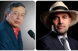 Gustavo Petro y Andrés Guerra.