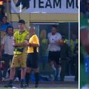 Bryan Urueña salió al baño en pleno partido de Liga