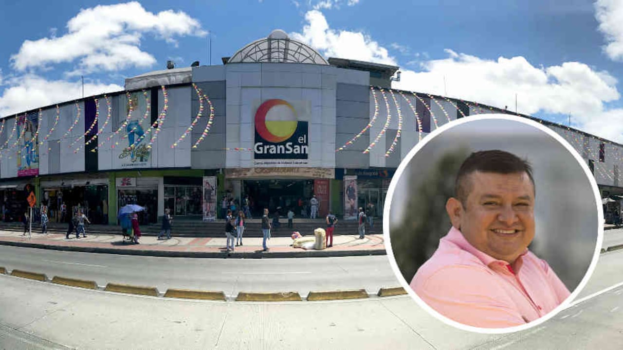 Foto: El gerente general del Centro Comercial El Gran San, Yansen Estupiñán.