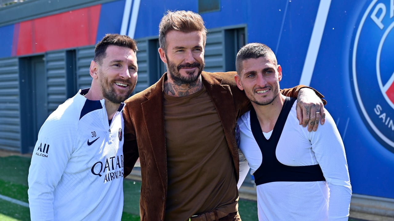 David Beckham es uno de los directivos del Inter de Miami que ayudó a llevar a Messi a la MLS.