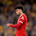 Luis Díaz, jugador colombiano del Liverpool