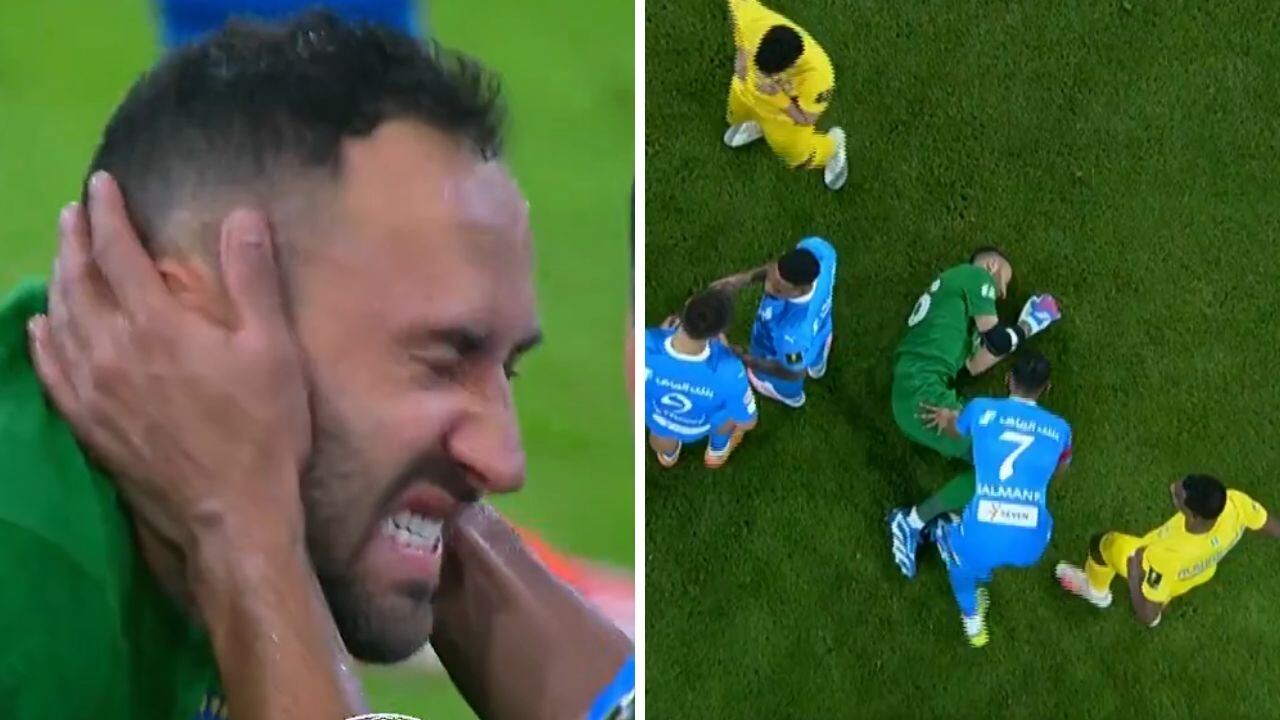 Dura imagen de David Ospina.