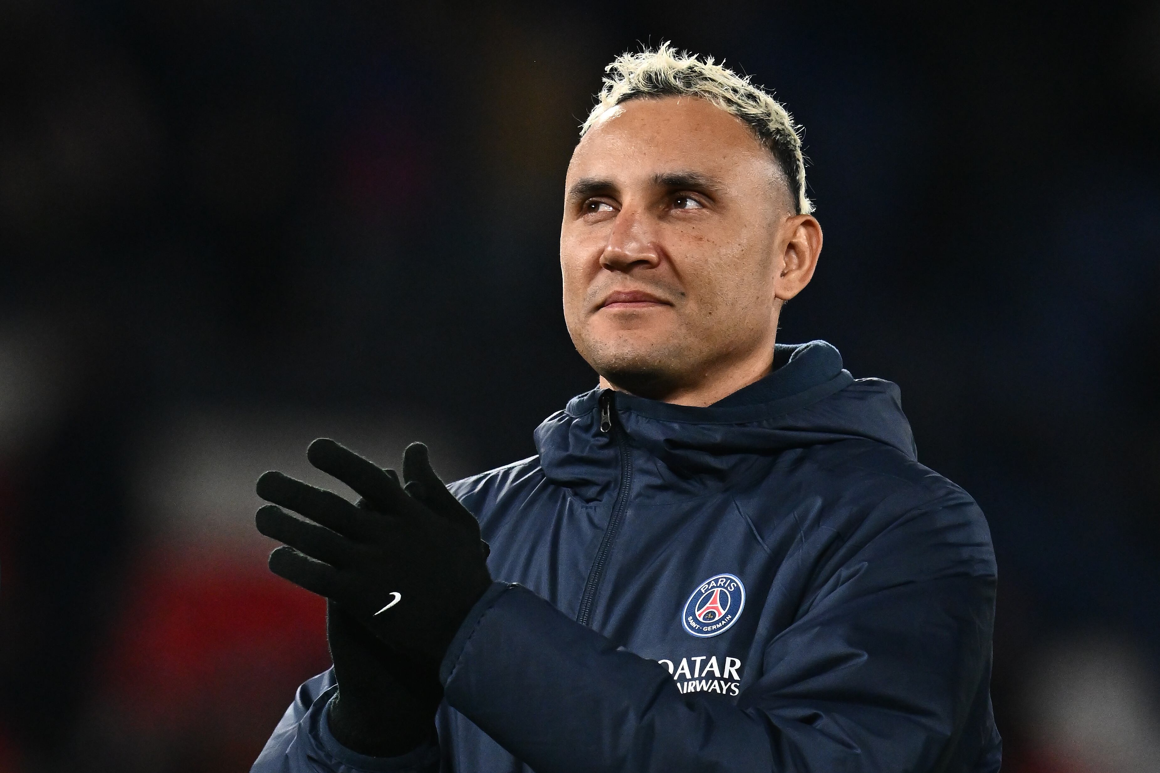 Keylos Navas mientras era parte del PSG de Francia