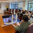 Reunión virtual de Ministra Irene Vélez, su equipo y mandatarios de Nariño y Cauca.