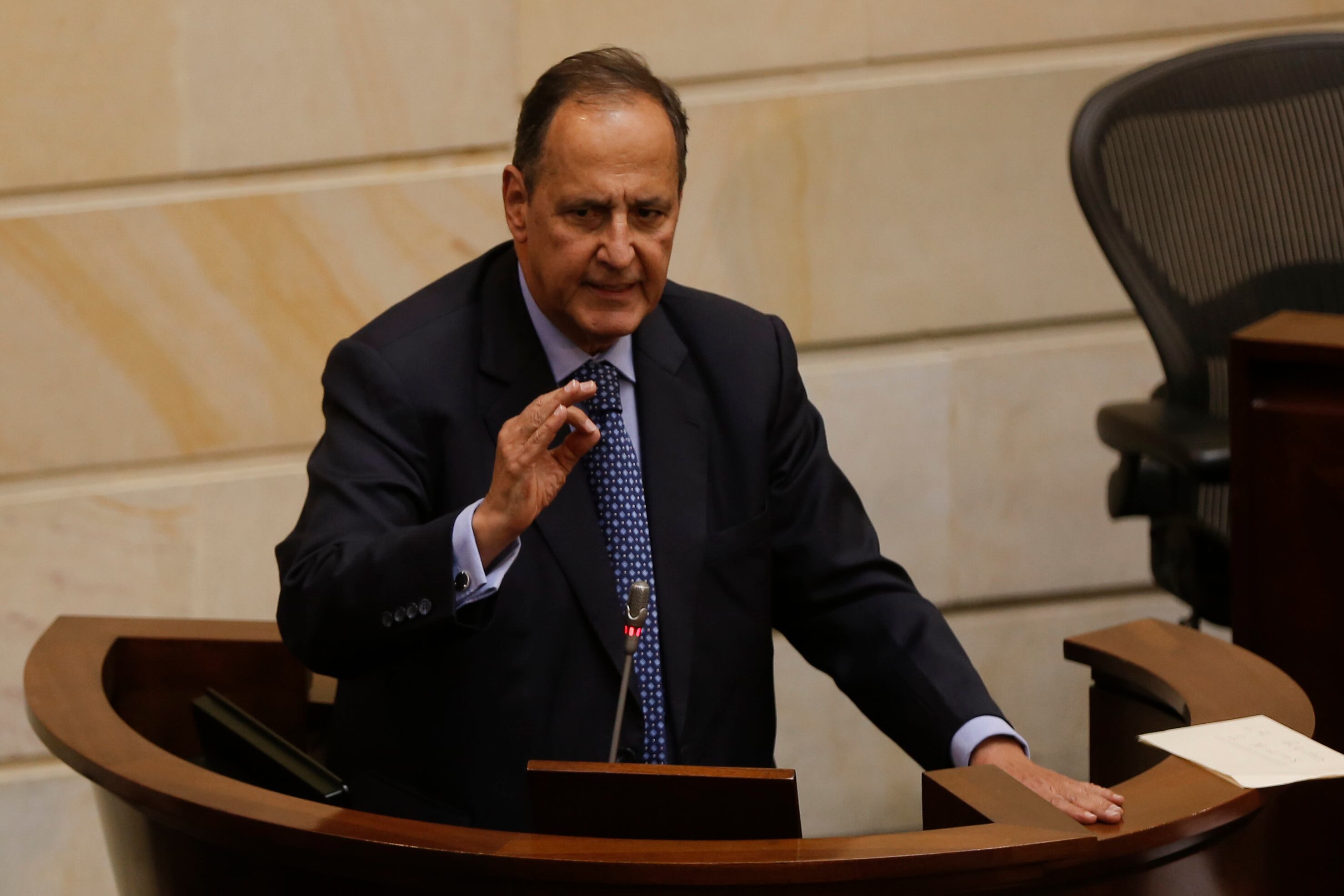 El exministro de Hacienda, Juan Camilo Restrepo.