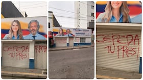 Denuncian la vandalización de la sede política ubicada en el barrio Antonio Santos de Bucaramanga.
