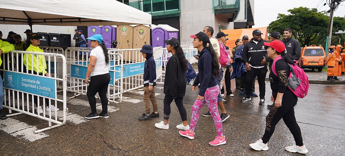 Por tierra y aire, así monitorean en Cali las peregrinaciones a los cerros.