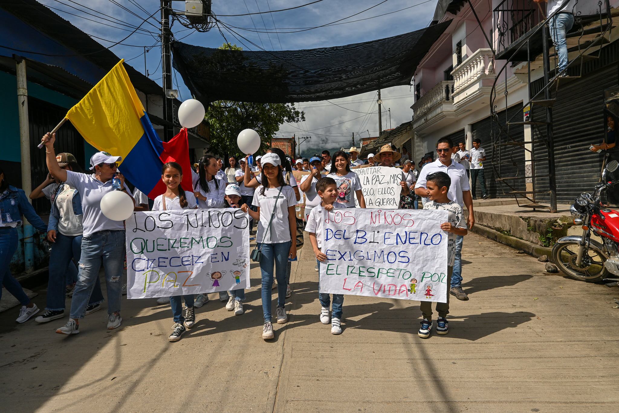 Marcha por la Paz en El Tarra, Norte de Santander