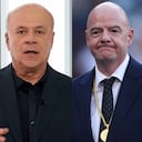 Carlos Antonio Vélez, Gianni Infantino y Abelardo De La Espriella.