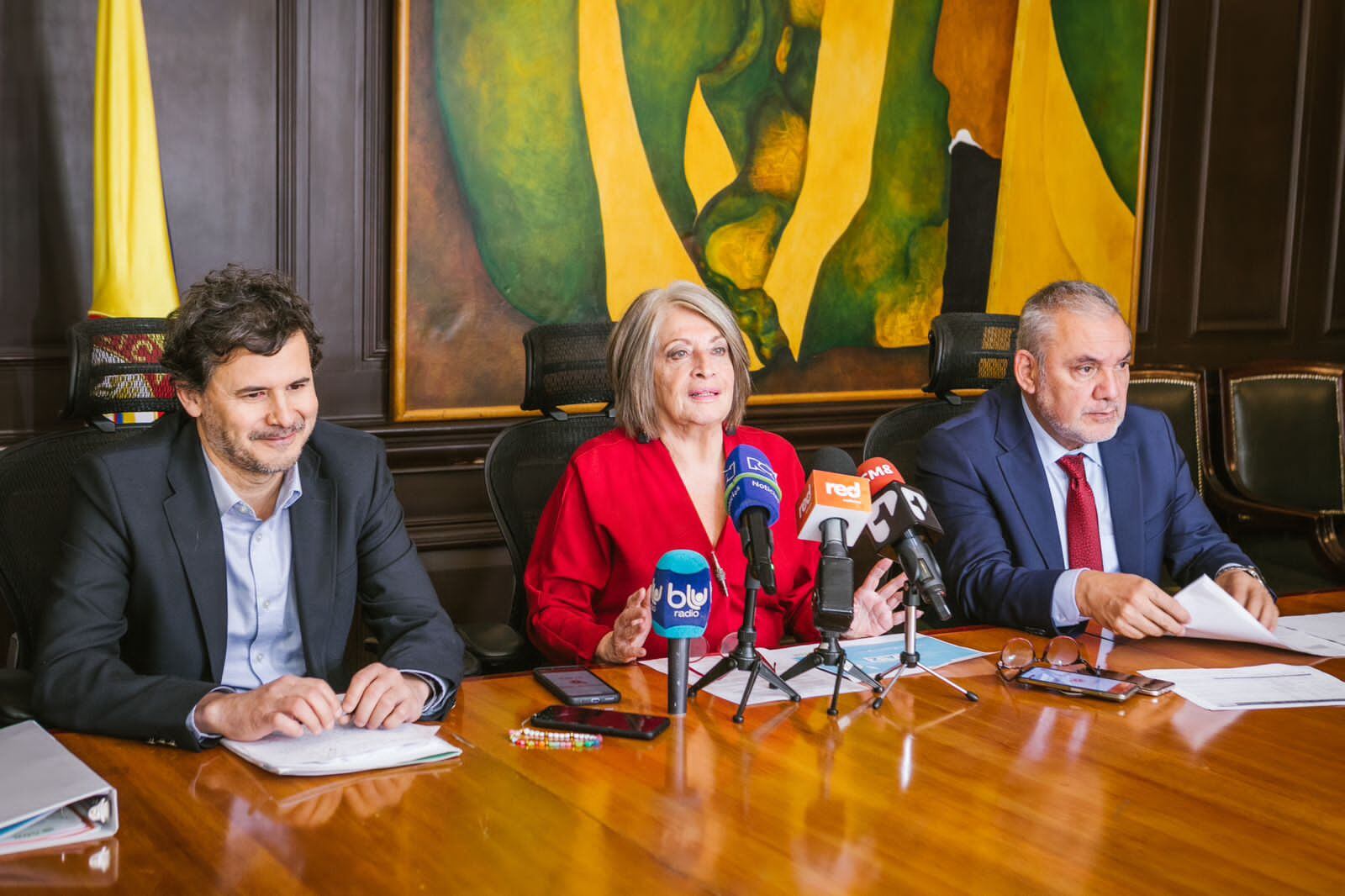 La ministra de agricultura Cecilia López.