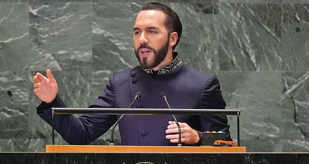 Nayib Bukele, presidente de El Salvador en la Asamblea de Naciones Unidas 