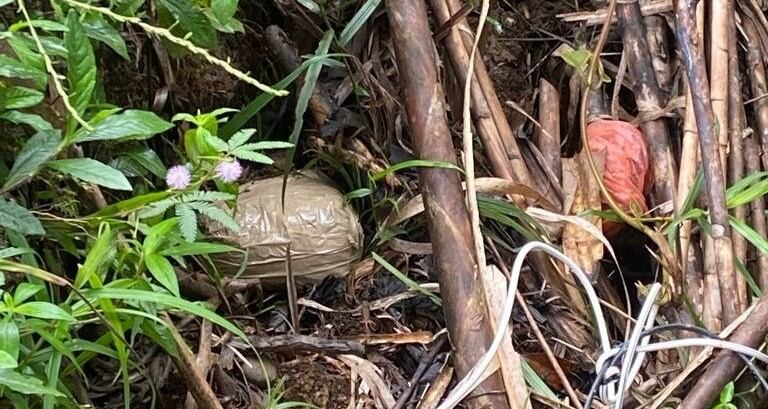 El explosivo que pretendía atentar contra la vicepresidenta Francia Márquez.