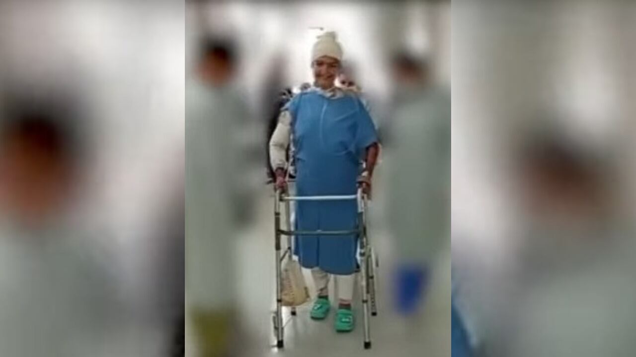 Laura Villamil dio sus primeros pasos tras una serie de recomendaciones medicas- Cortesía RCN