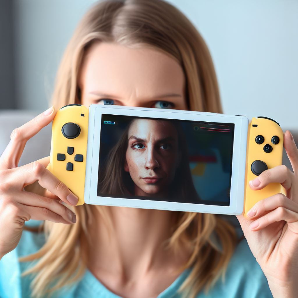 Reconocimiento facial en Nintendo.