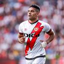 Falcao García, delantero del Rayo Vallecanoen el partido contra el Real Mallorca.