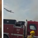 Un impresionante remolino de fuego fue captado durante las labores de los bomberos para controlar el Cave Fire, cerca de Kuna, Idaho.