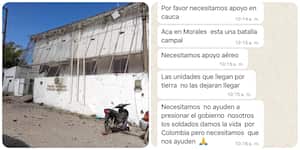 Estos son los desgarradores mensajes de la fuerza pública acorralada en ese municipio del Cauca.