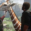 Escena en la que Ellie ve por primera vez a una jirafa en The Last of Us Parte 1.