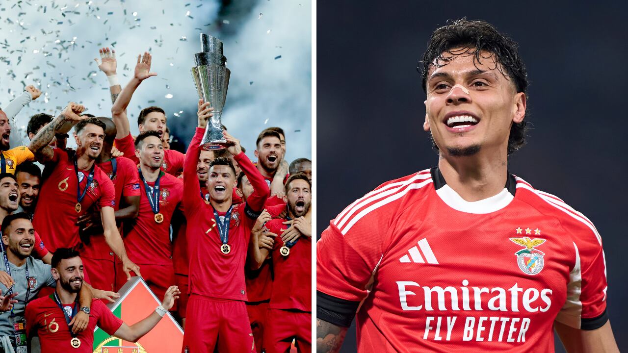 Richard Ríos tiene nuevo compañero en Benfica, con pasado en la Selección de Portugal.
