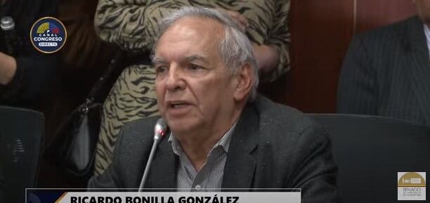 Ricardo Bonilla, ministro de Hacienda.