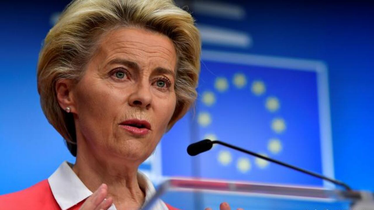 Ursula von der Leyen, presidenta de la Comisión Europea.