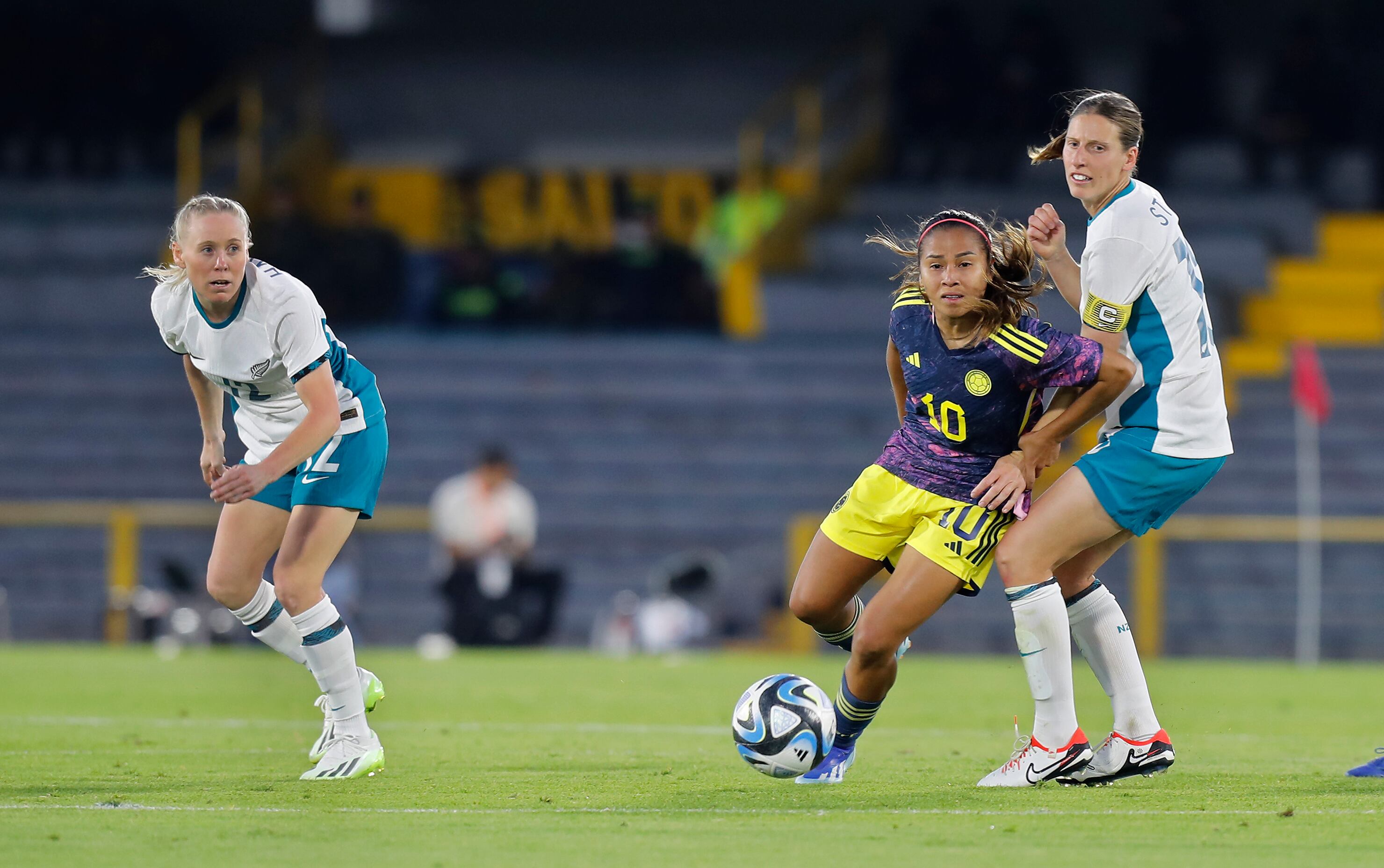 Selección Colombia Femenina de Mayores
Colombia vs Nueva Zelanda
Selección Colombia Femenina de Mayores
Bogota diciembre 2 del 2023
Foto Guillermo Torres Reina / Semana