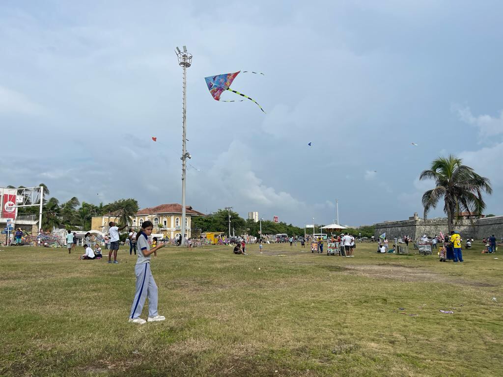 Volar cometas en Cartagena