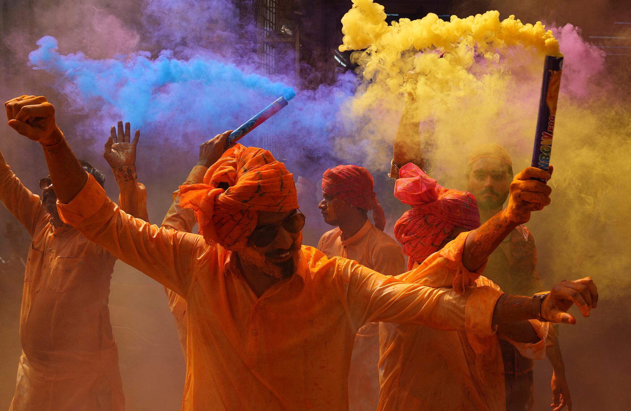 En imágenes : los colores del festival Holi en India