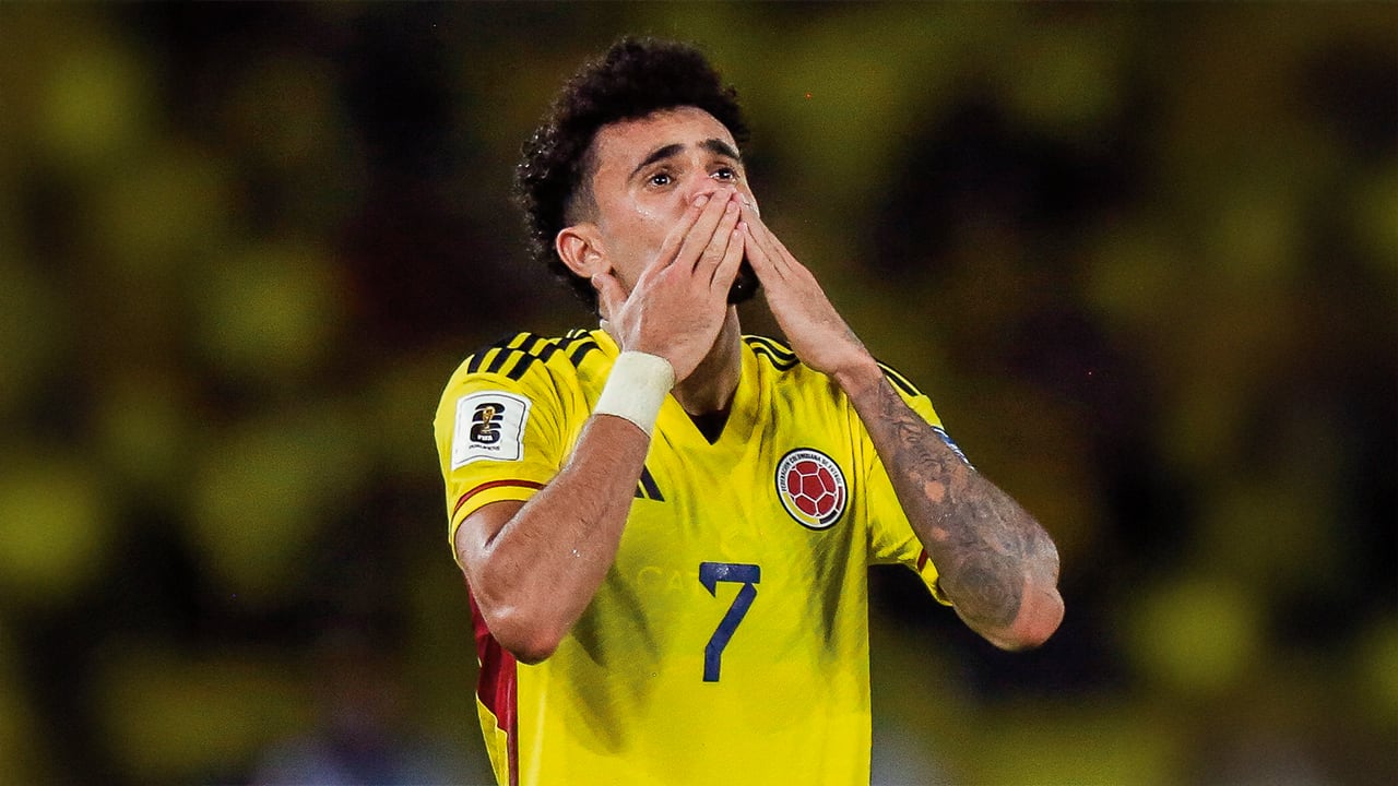 Luis Díaz en partido con la Selección Colombia rumbo al Mundial 2026.