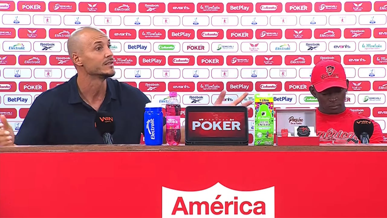 “Necesitamos que la gente nos acompañe (...) y que sigan llegando patrocinadores”, dijo David González, técnico de América de Cali.