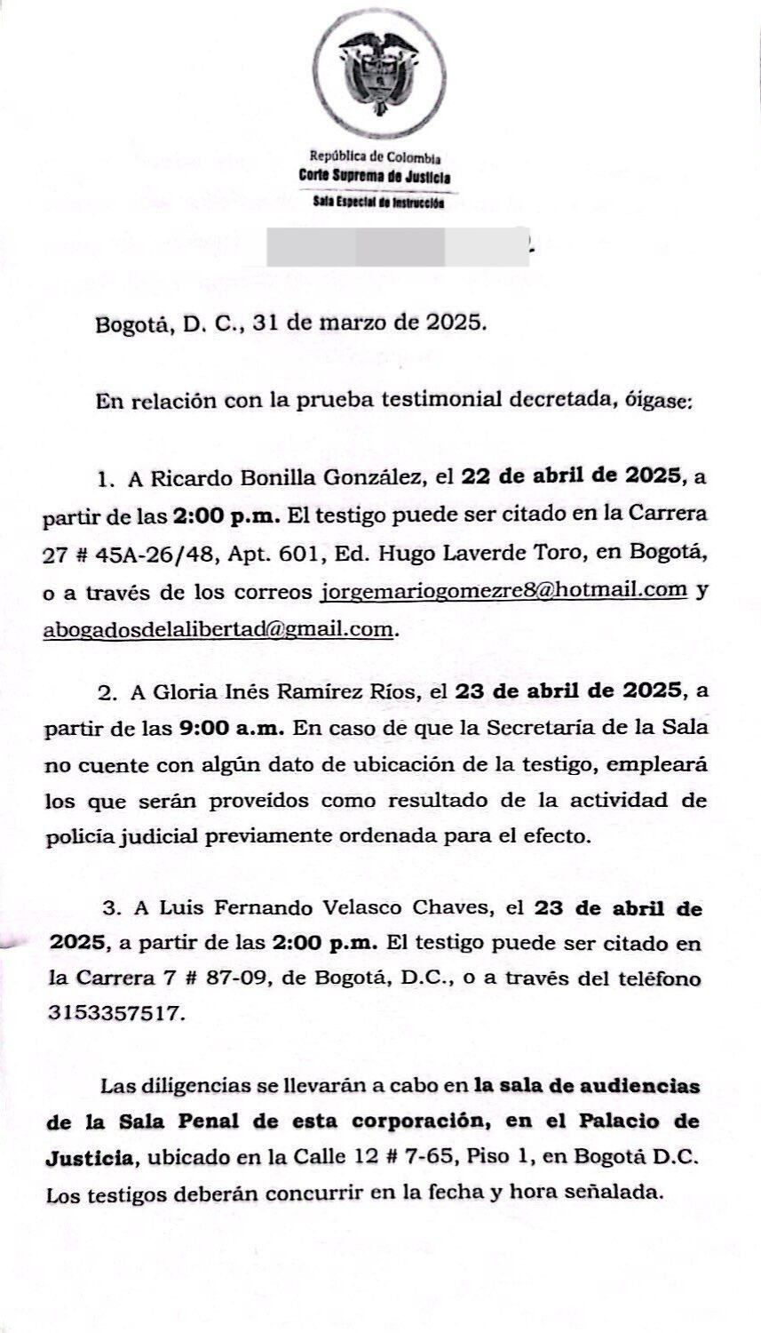 La citación a tres exministros del gobierno Petro para declarar en la investigación contra la Comisión de Crédito Público por el caso UNGRD.