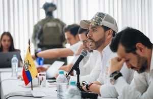 Presidente Abelardo De La Espriella en La Guajira.