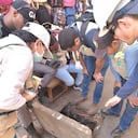 Vertimientos ilegales que realizan a los drenajes pluviales del Mercado de Bazurto