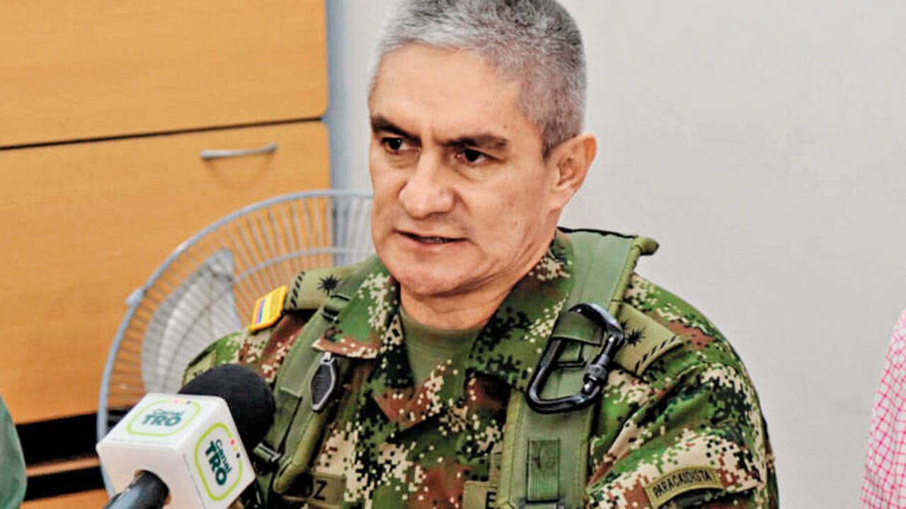 El general Eduardo Quirós.