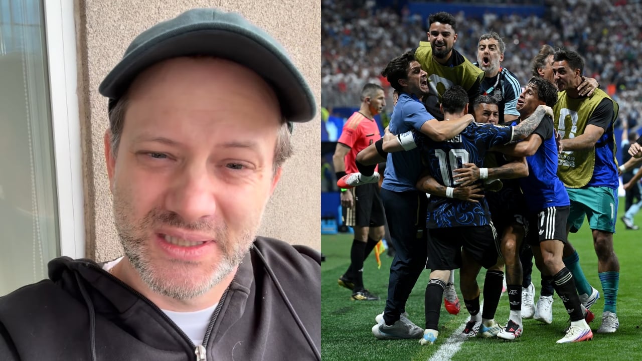Escritor Axel Kaiser y la Selección de Argentina.