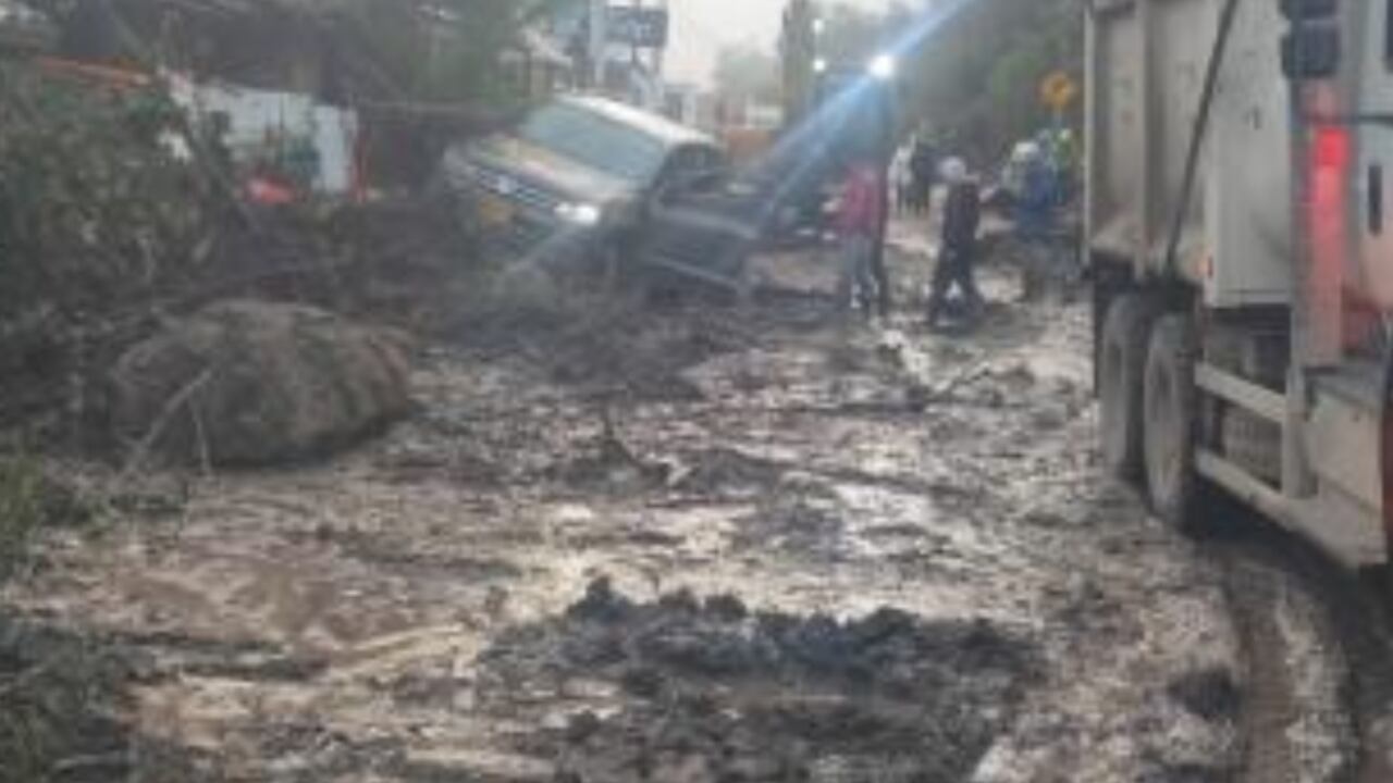 Imagen de referencia de emergencia por lluvias en La Calera, Cundinamarca.