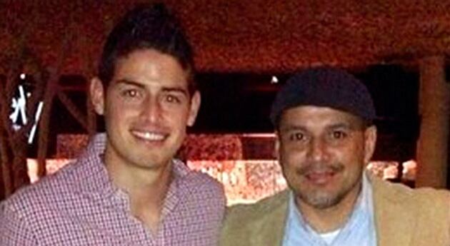 Esta es una de las pocas fotos que se conocen del padrastro de James Rodríguez.