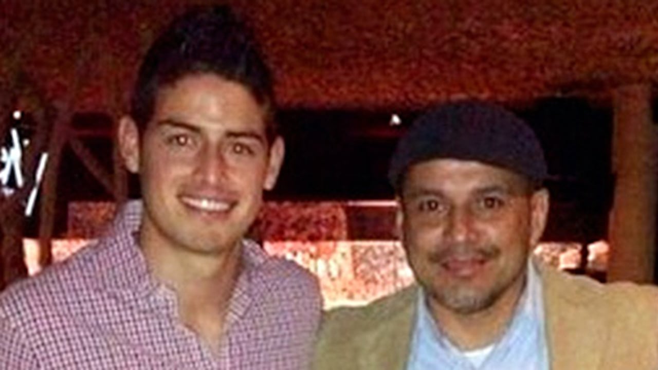 Esta es una de las pocas fotos que se conocen del padrastro de James Rodríguez.