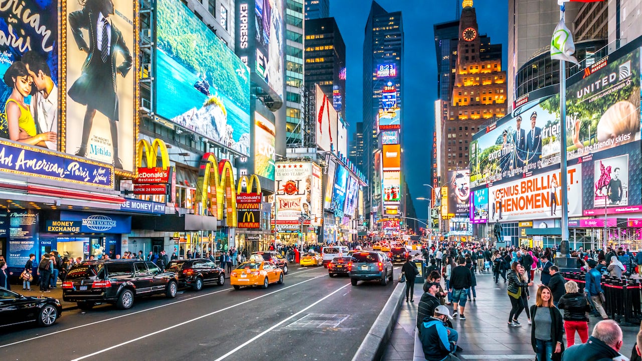 Times Square by night