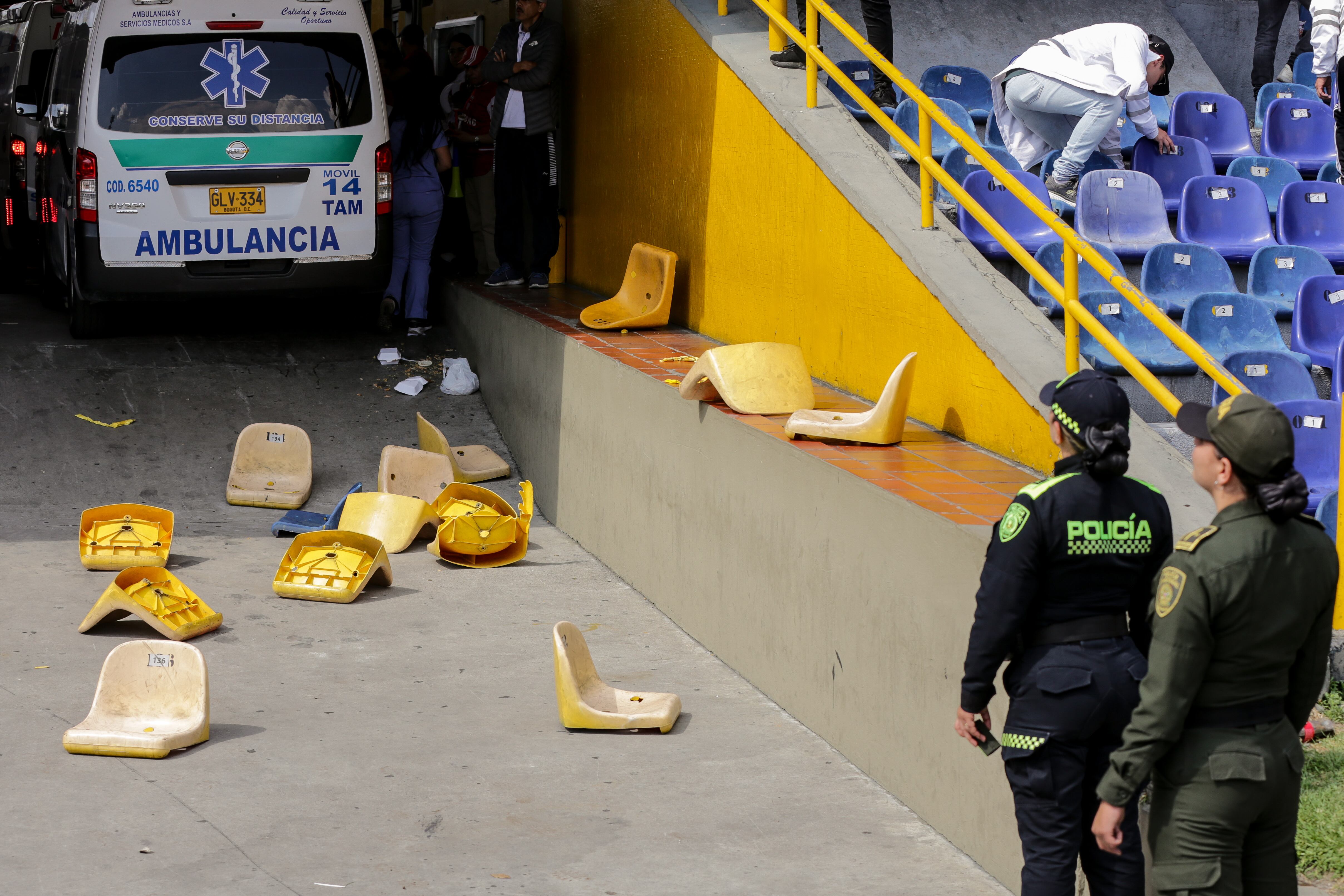 Bogotá. Marzo 16 de 2024. Independiente Santa Fe enfrenta a Deportes Tolima, por encuentro válido de la Liga BetPlay I 2024 de la fecha 12, en el estadio Nemesio Camacho El Campín. (Colprensa - Mariano Vimos)
