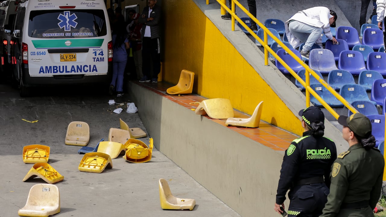 Bogotá. Marzo 16 de 2024. Independiente Santa Fe enfrenta a Deportes Tolima, por encuentro válido de la Liga BetPlay I 2024 de la fecha 12, en el estadio Nemesio Camacho El Campín. (Colprensa - Mariano Vimos)