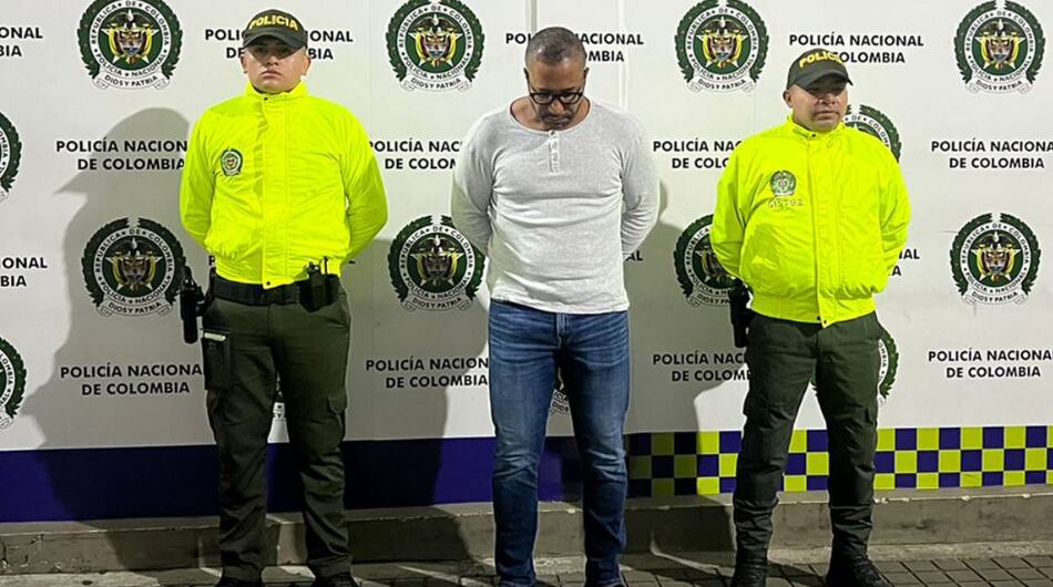 El hombre fue capturado en Cali.