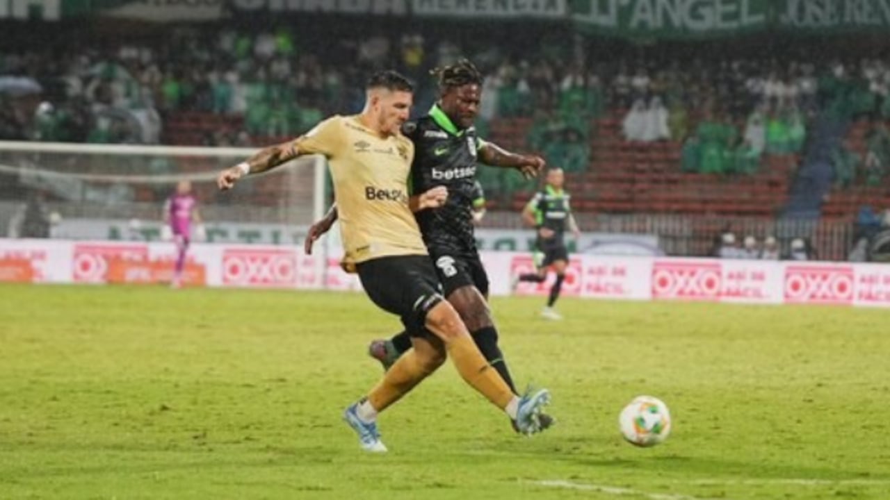 Imagen del juego entre Atlético Nacional e Internacional de Bogotá en la Liga BetPlay 2026-l.