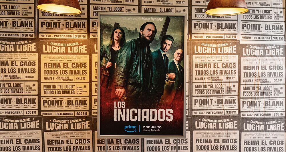 Parra interpreta a Frank Molina en el thriller de misterio 'Los iniciados', que se emite por Prime Video, y que en apenas unas semanas se convirtió en la película más vista de esta plataforma de streaming.
