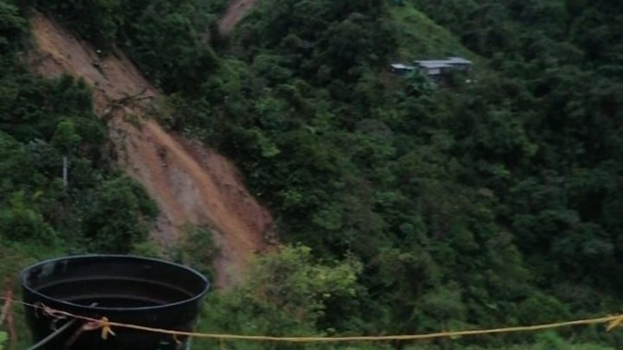 Avenida torrencial en Antioquia