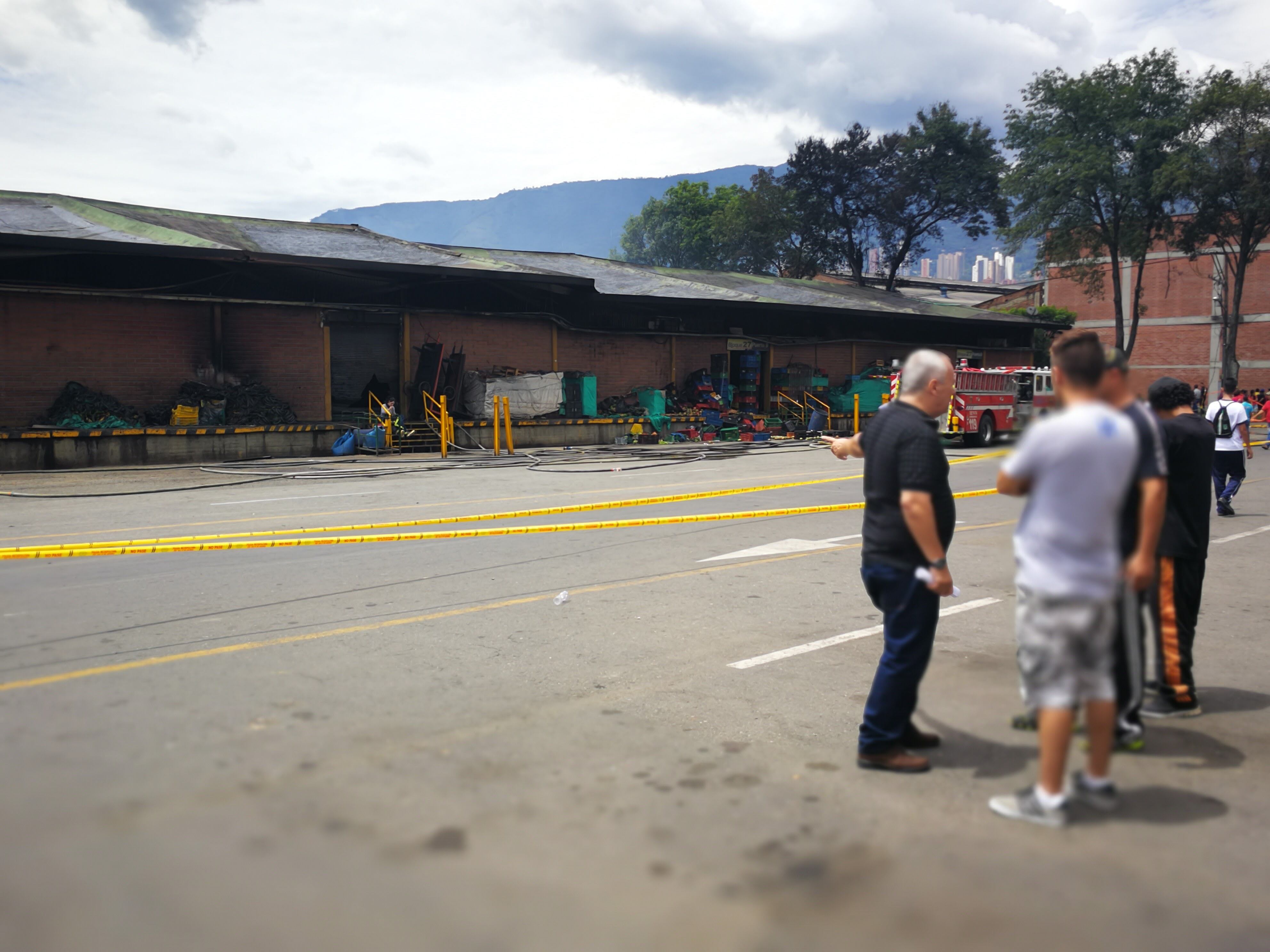 El día del incendio en el bloque 27 Las Malvinas de la Central Mayorista se estimaron las pérdidas materiales en 20 mil millones de pesos.