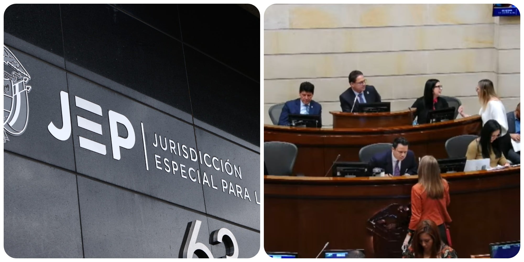 La JEP salió aporreada del Congreso de la República.