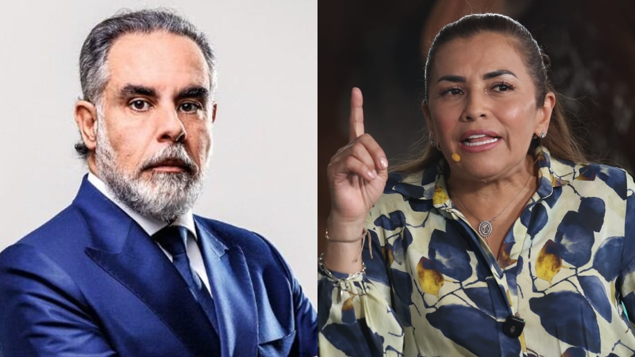 Armando Benedetti, ministro del Interior, y Rafael Cortés, gobernadora del Meta.