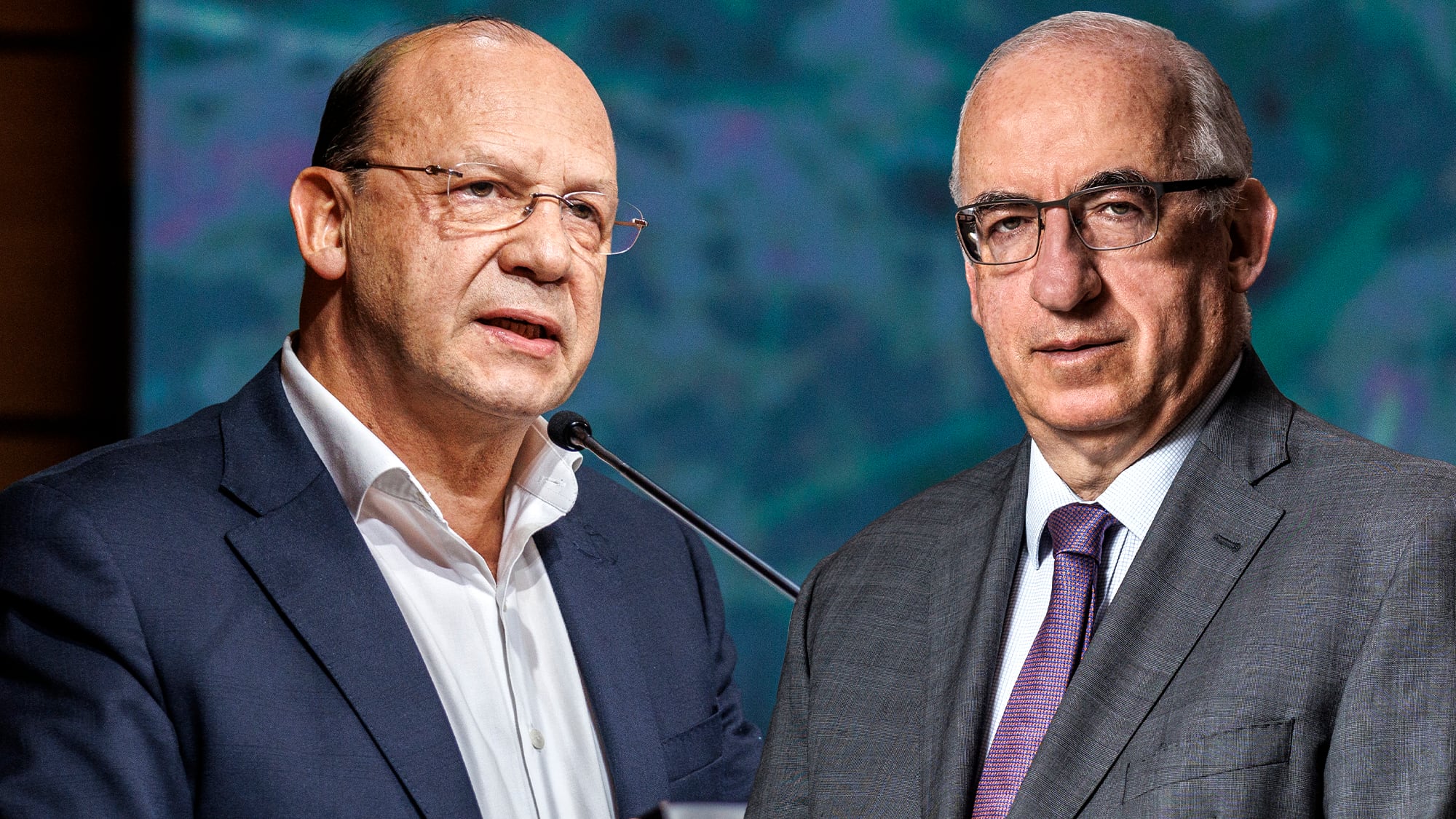 Germán Ávila y Leonardo Villar