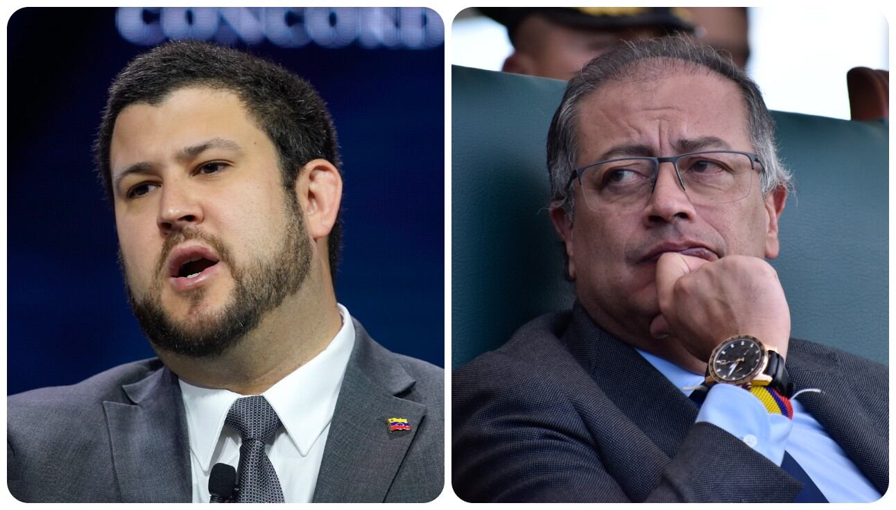 David Smolansky y Gustavo Petro